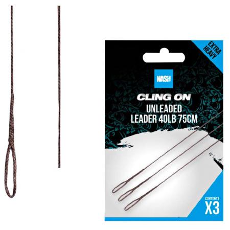  Ready Tied Unleaded Leader 75cm