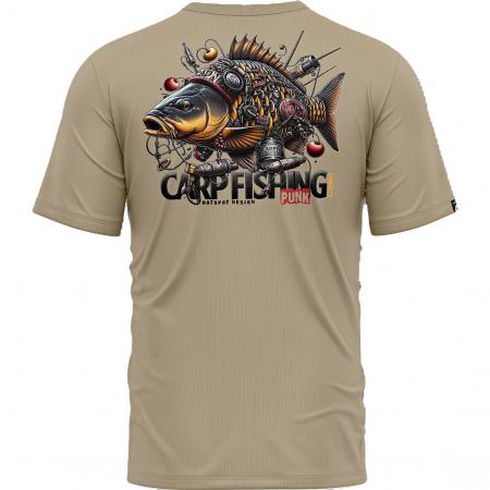 Hotspot Carpfishing Punk T-Shirt Herren (Sand)