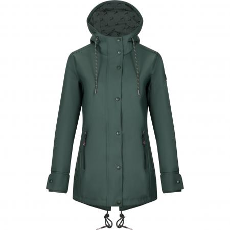 il Lago Sie Regenjacke Hirschlein Damen (Oliv)