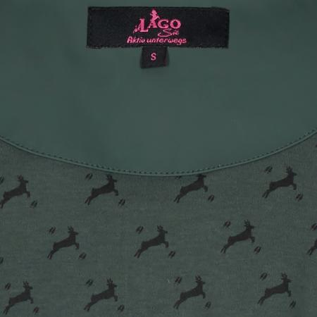 il Lago Sie Regenjacke Hirschlein Damen (Oliv)