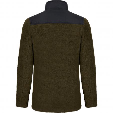 il Lago Basic Faserpelzjacke Kanada Herren (Oliv/Schwarz)