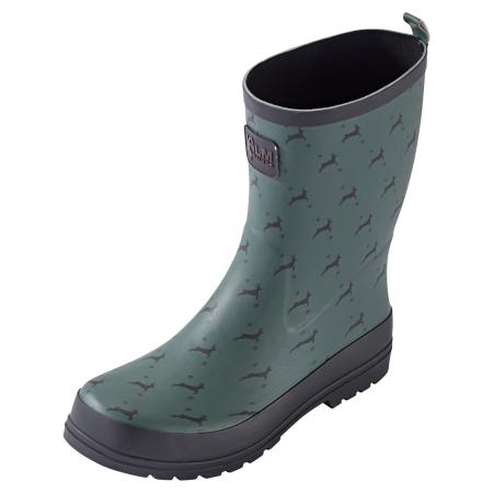  Gummistiefel Hirschlein Damen (Oliv)