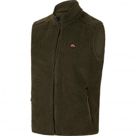  Faserpelz Fleeceweste Dario Herren (Oliv)