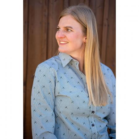  Bluse Hirschlein Damen (Oliv)
