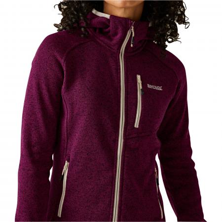  Newhill II Fleecejacke Damen (Beaujolais/Light Vanilla)
