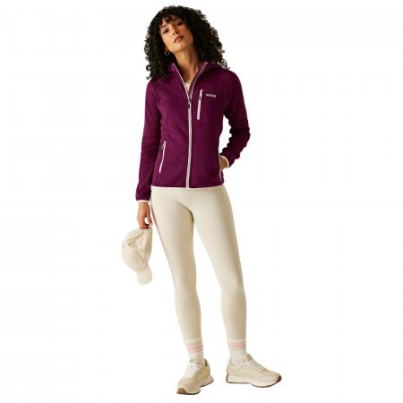  Newhill II Fleecejacke Damen (Beaujolais/Light Vanilla)
