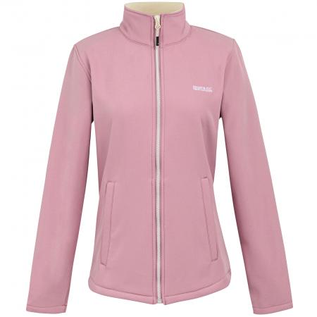  Connie V Softshell-Walkingjacke Damen (Lilas/Light Vanilla)