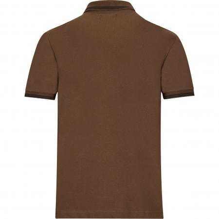 il Lago Prestige Poloshirt Pique Herren (Braun)