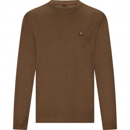 il Lago Prestige Langarmshirt Jonah Herren (Braun)