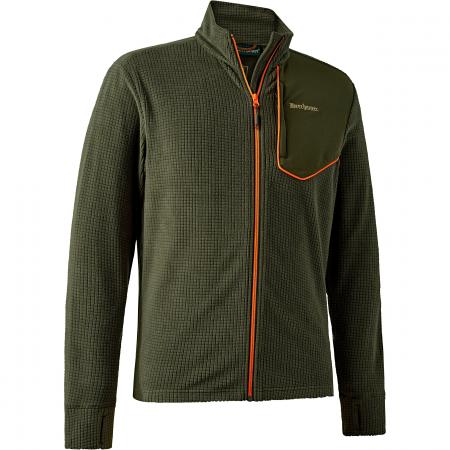  Chamois Full-Zip Fleecejacke Herren (Forest Green)