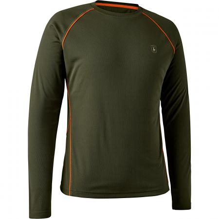 Deerhunter Chamois Langarm T-Shirt Herren (Forest Green)