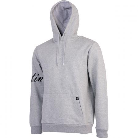 Script Hoodie Herren (Grey Melange)