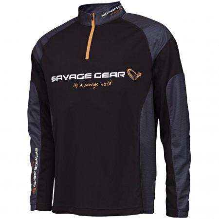  Tournament Gear Shirt 1/2 Zip (Black Ink)