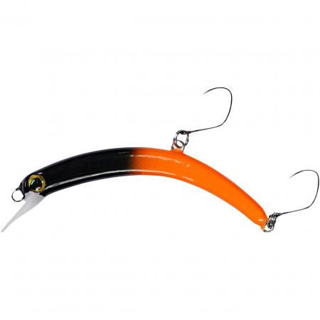 Forellen Banana Wobbler Peachy (Orange/Schwarz)