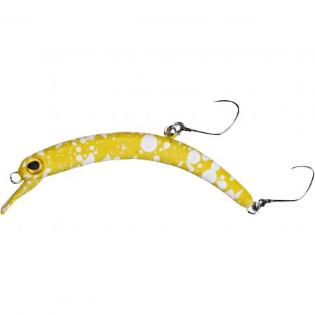  Forellen Banana Wobbler Peachy (Pellet Gelb)