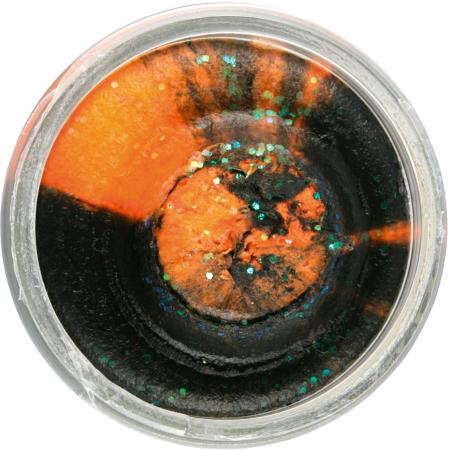 PowerBait® Glitter Trout Dough (Black Orange Glitter)