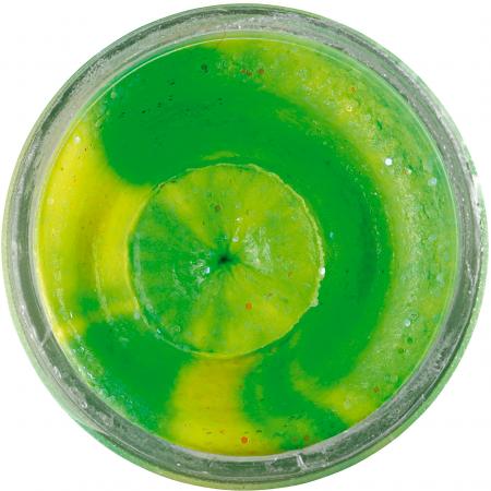  PowerBait® Glitter Trout Dough (Fluo Green/Yellow Glitter)