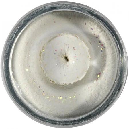 PowerBait® Sinking Glitter Trout Dough (White Glitter)