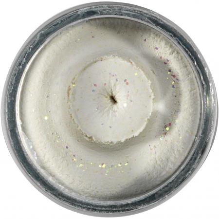 PowerBait® Natural Glitter Trout Bait (Fish Pellet White Glitter)