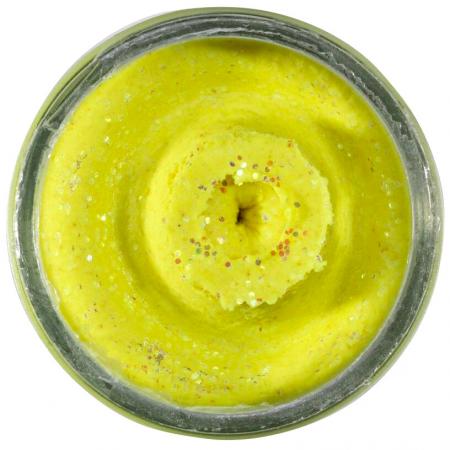  PowerBait® Natural Glitter Trout Bait (Liver Sunshine Yellow Glitter)
