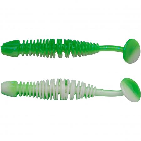  PowerBait Power Leech (Spring Green/White)