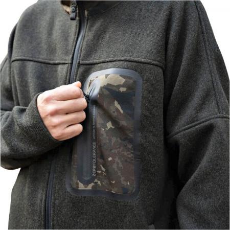 Nash Zero Tolerance Nordic Fleece Zipped Jumper Unisex (Oliv/Camouflage)