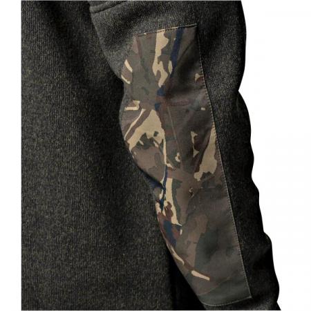 Zero Tolerance Nordic Fleece Zipped Jumper Unisex (Oliv/Camouflage)