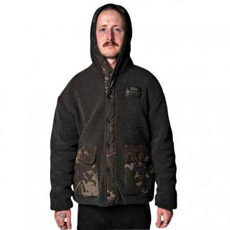  Zero Tolerance Sherpa Fleece Hoody Herren (Braun/Camouflage)