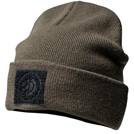 Nash Zero Tolerance Patch Beanie Hat Unisex (Oliv)