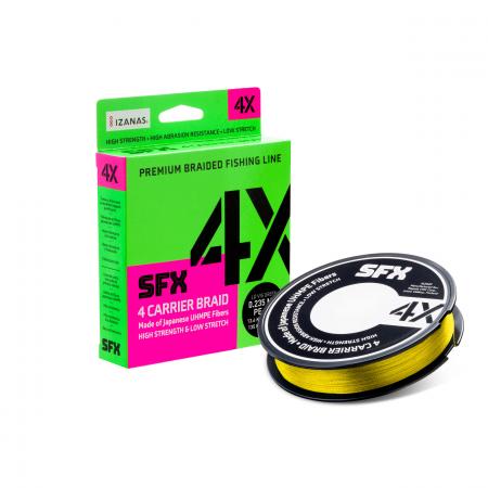Sufix X4 Braid (yellow, 200 - 300 m)