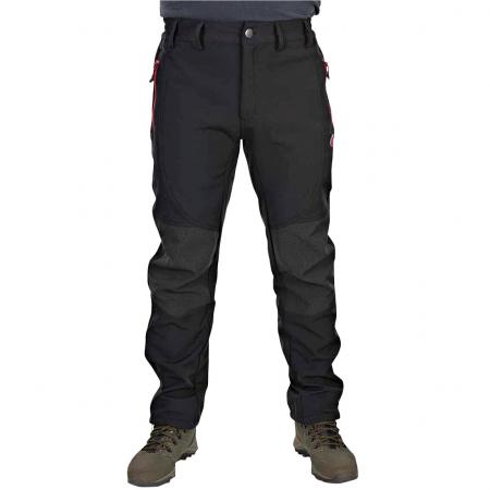 Fox Rage Pro Series Soft Shell Trousers Herren (Grey/Chili Red)