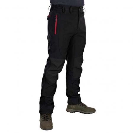 Fox Rage Pro Series Soft Shell Trousers Herren (Grey/Chili Red)