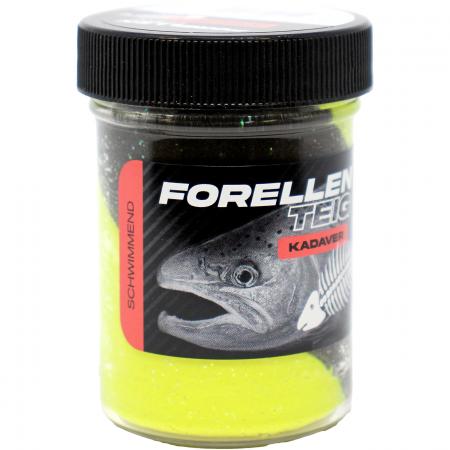  Forellenteig (schwarz/sonnengelb)