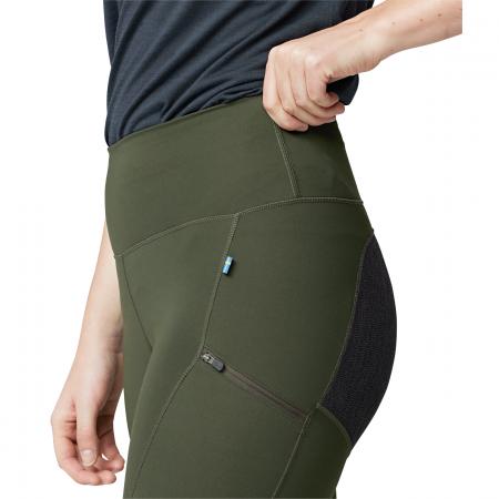  Abisko Trekking Tights HD W Damen (Deep Forest)