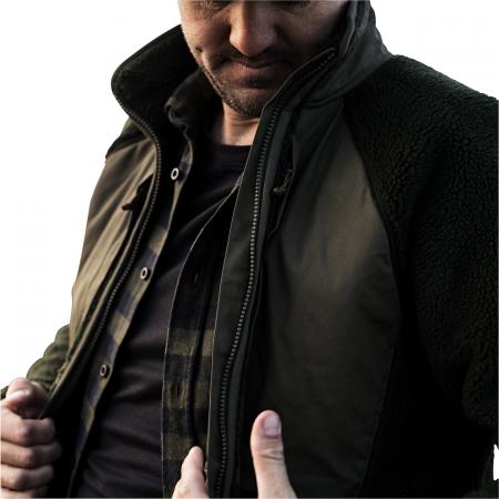  Vardag Pile Jacket M Herren (Deep Forest-Laurel Green)