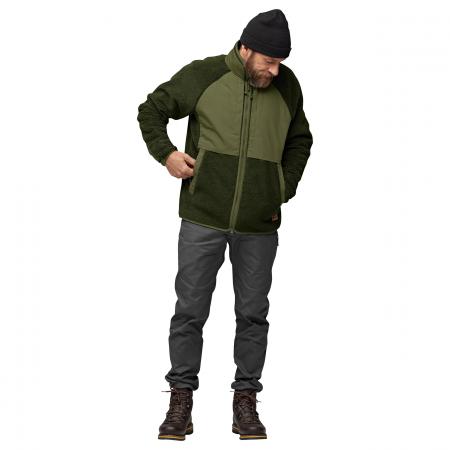  Vardag Pile Jacket M Herren (Deep Forest-Laurel Green)