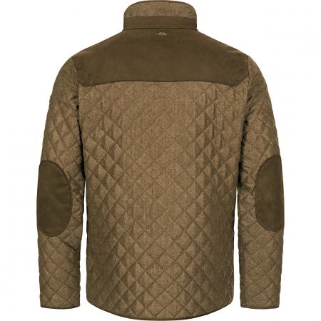  Vintage Jacke Miles Herren (Dunkelbraun Mélange)