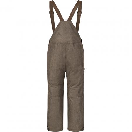  Top Heat Bib 2L Trousers Vintage Men, Padded (Olive Melange/Black)