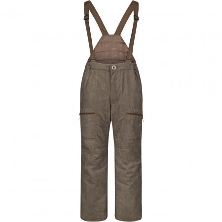  Top Heat Bib 2L Hose Vintage Herren, wattiert (Olive Mélange/Schwarz)