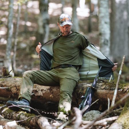 Blaser Alpha Stretch Jacke Herren (HunTec Camouflage)