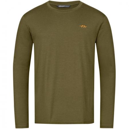 Blaser Base 160 Merino Langarm Hemd Herren (Dunkel Oliv)