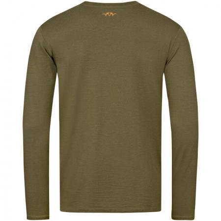 Blaser Base 160 Merino Langarm Hemd Herren (Dunkel Oliv)