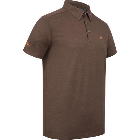 Blaser Poloshirt Competition Herren (Dunkelbraun)