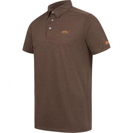 Blaser Poloshirt Competition Herren (Dunkelbraun)
