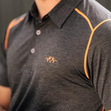  Poloshirt Competition Herren (Anthrazit)