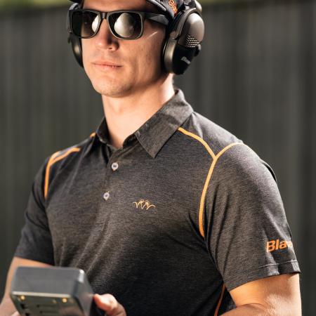  Poloshirt Competition Herren (Anthrazit)
