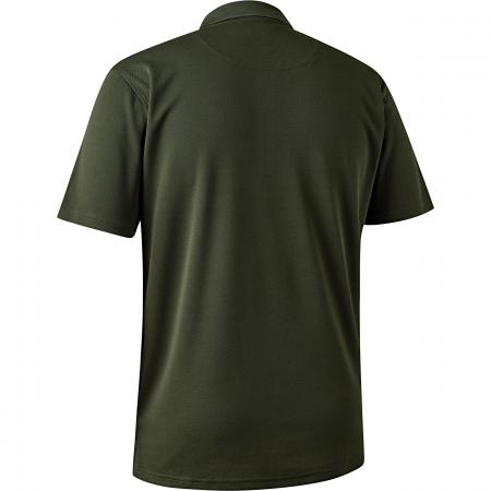  Climate Polo Shirt Herren, mit 37.5® Technology (Forest Ember)