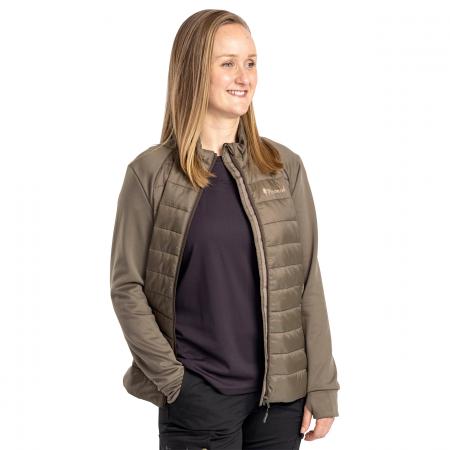 Finnveden Hybrid Power Fleece Jacke Damen (Olive)
