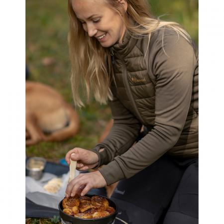 Pinewood Finnveden Hybrid Power Fleece Jacke Damen (Olive)