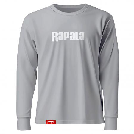 Rapala Longsleeve White Logo Herren (Grey)
